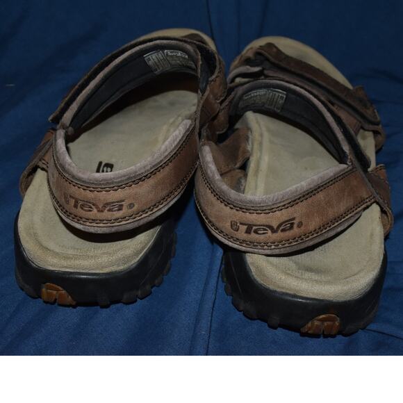 Teva Sandals Men's 13 Hiking Outdoor Strap Open Toe Tan #6591 - Picture 4 of 7